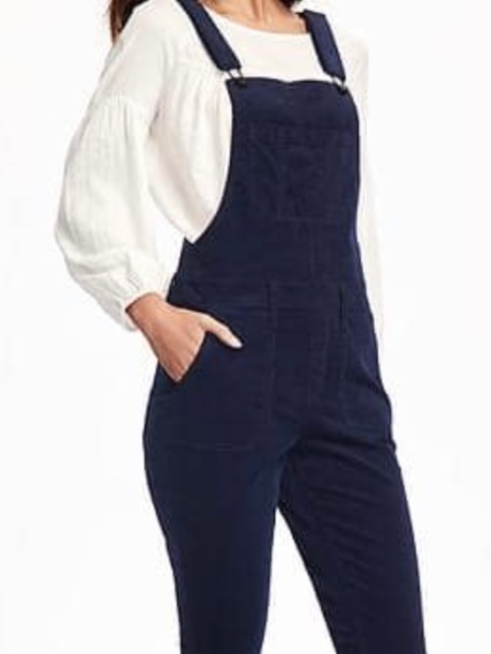 New! Old Navy Navy Blue Corduroy Overalls sz 10